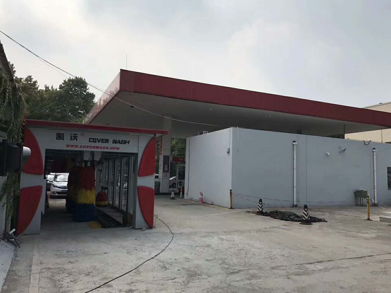 河南新鄉(xiāng)衛(wèi)濱區(qū)中國(guó)石化5號(hào)站，洗車(chē)正式開(kāi)業(yè)