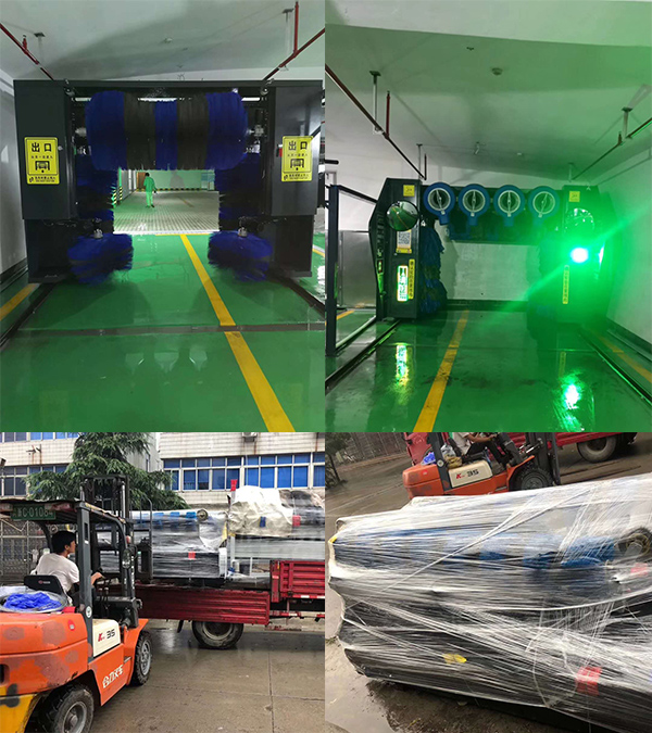 隧道洗車設(shè)備，廣西站……發(fā)貨了…
